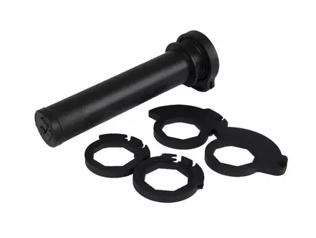 ODI Fusion OE RPLC Throttle Tube MX 7/8" BLACK Injection Molded Plastic - Duell MP varaosat ja tarvikkeet - 53178 - 1