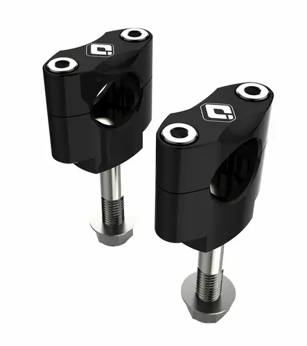 ODI MX BAR MOUNTS-OVERSIZED 1-1/8" (Drop-In Style) Shot Peened BLACK - Duell MP varaosat ja tarvikkeet - 53568 - 1