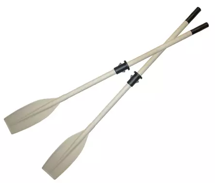 OS OARS ALUMINIUM SOLID 1 PCE WITH STOPS 1.95M (6'6") PAIR - Duell venetarvikkeet - 132928 - 1