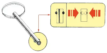Osculati S.S self-locking pin 6x51mm 10pcs/box - Duell venetarvikkeet - 5238 - 1