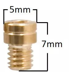 Pääsuutin # 66 Pyöreä M4 Yhteensopiva: Keihin - Duell muut varaosat ja tarvikkeet - 115288 - 1