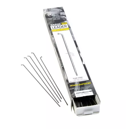Pinna SAPIM Leader 2.34 X 282mm 13G kirkas RST 100kpl/ltk ei sis. nippeleit - Duell polkupyörien varaosat ja tarvikkeet - 7748 - 1