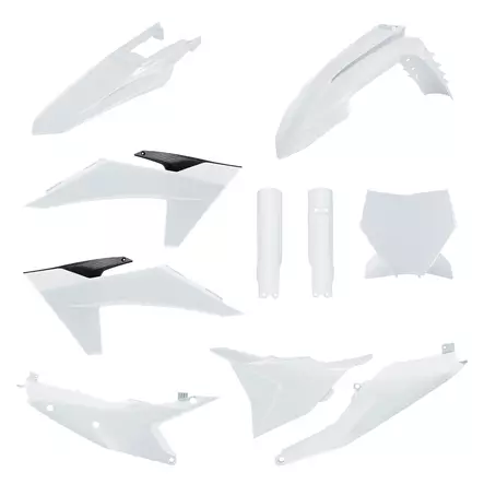 Polisport Full Plastic kit SX/SX-F 23-24 White - Duell MP varaosat ja tarvikkeet - 129298 - 1