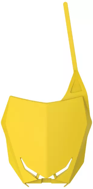 Polisport Number Plate Suzuki RM125/250(01-08) restyling RMZ(19) style Yellow ( - Duell MP varaosat ja tarvikkeet - 130608 - 1