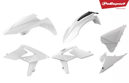 Polisport plastic kit Beta RR 2T/4T 13-17 Valkoinen (1) - Duell MP varaosat ja tarvikkeet - 129428 - 1
