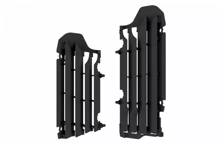 Polisport radiator louvers Suzuki RMZ450(18-..) OEM Black (10) - Duell MP varaosat ja tarvikkeet - 129858 - 1