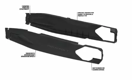 Polisport Swingarm Protectors Evo CFMOTO 450MT 24-.. Black - Duell MP varaosat ja tarvikkeet - 128308 - 1