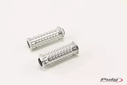 Puig Footpegs R-Fighter Piloto Rig/Left C/Silver - Duell MP varaosat ja tarvikkeet - 90288 - 1