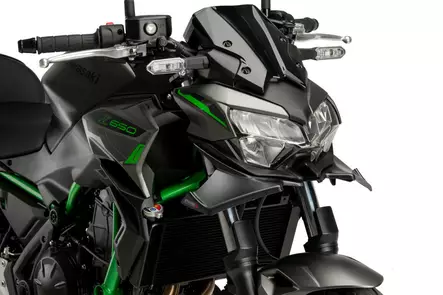 Puig Frontal Spoiler Naked Kawasaki Z650 20'-22' C/Carb - Duell MP varaosat ja tarvikkeet - 97198 - 1