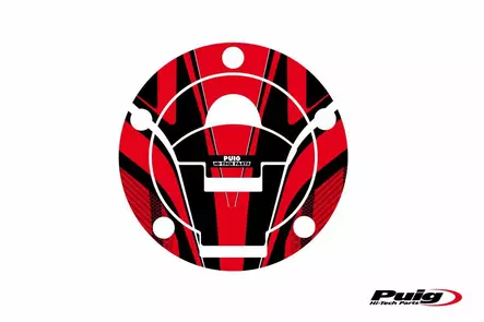 Puig Fuel Cap Cover Radical Ducati C/Red - Duell MP varaosat ja tarvikkeet - 92568 - 1