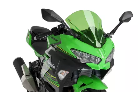 Puig Racing Screen Kawasaki Ninja 400 18' C/Green - Duell MP varaosat ja tarvikkeet - 89728 - 1