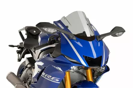 Puig Racing Screen Yamaha Yzf-R6 17-23' C/Smoke - Duell MP varaosat ja tarvikkeet - 89458 - 1