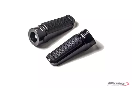 Puig Rear Sets Racing+Rubber Right/Left C/Black - Duell MP varaosat ja tarvikkeet - 91868 - 1