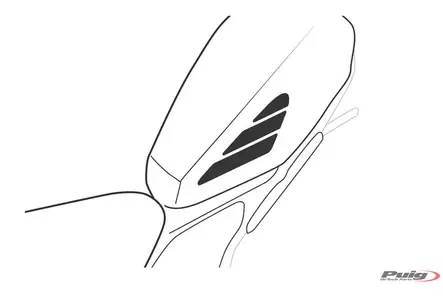 Puig Tank Pad + Side Part Honda Cmx500 Rebel C/ - Duell MP varaosat ja tarvikkeet - 94488 - 1