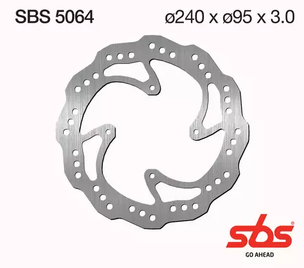Sbs Jarrulevy Standard - Duell MP varaosat ja tarvikkeet - 122378 - 1