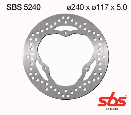 Sbs Jarrulevy Standard - Duell MP varaosat ja tarvikkeet - 122718 - 1