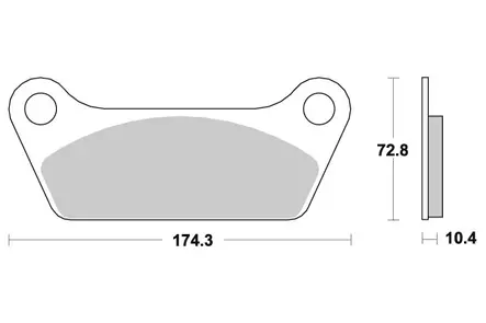 Sbs Jarrupalat Ceramic - Duell MP varaosat ja tarvikkeet - 123118 - 1