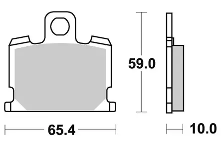 Sbs Jarrupalat Ceramic - Duell MP varaosat ja tarvikkeet - 123628 - 1