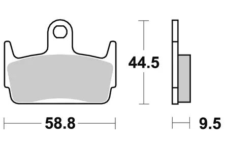 Sbs Jarrupalat Ceramic (710HF) - Duell MP varaosat ja tarvikkeet - 125058 - 1