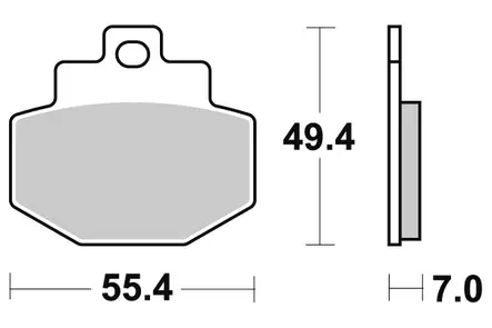 Sbs Jarrupalat Ceramic (772HF) - Duell MP varaosat ja tarvikkeet - 123878 - 1
