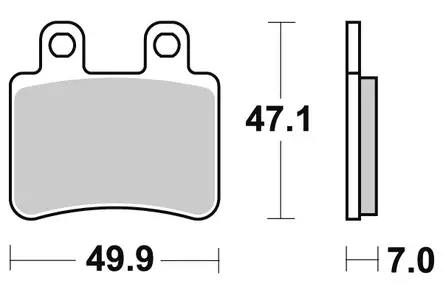 Sbs Jarrupalat Ceramic (773HF) - Duell MP varaosat ja tarvikkeet - 123598 - 1