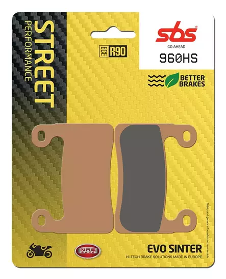 Sbs Jarrupalat Sintered - Duell MP varaosat ja tarvikkeet - 122268 - 1