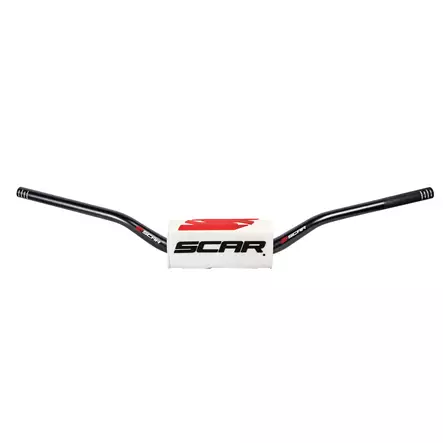 Scar Handlebar O² Ø28,6 (1 1/8”) - 65/85 Low Mini - White color - Duell MP varaosat ja tarvikkeet - 75668 - 1