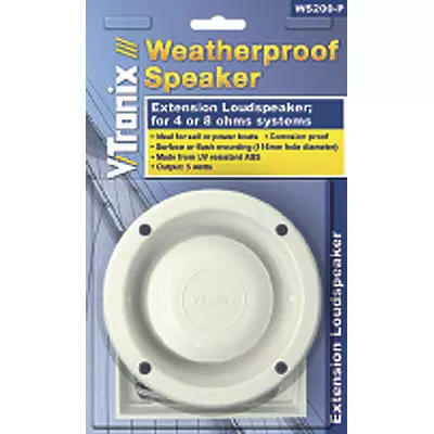 Shakespeare WS200-P weatherproof loud speaker for VHF 5w - Duell venetarvikkeet - 137728 - 1