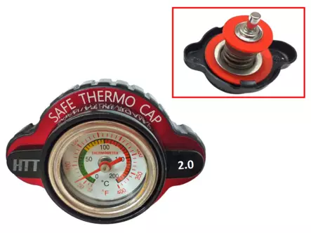 Sixty5 Radiator Cap with temp cauge 2.0bar Ktm - Duell MP varaosat ja tarvikkeet - 86718 - 1