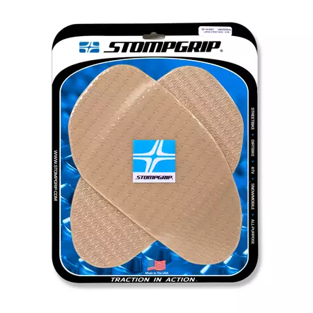 Stompgrip Universal Large Street Bike Tank Grips - Icon : Clear - Duell MP varaosat ja tarvikkeet - 116108 - 1