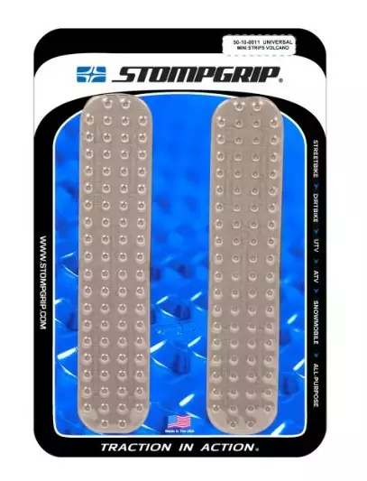 Stompgrip Universal Mini Strips - Volcano : Clear - Duell MP varaosat ja tarvikkeet - 116458 - 1