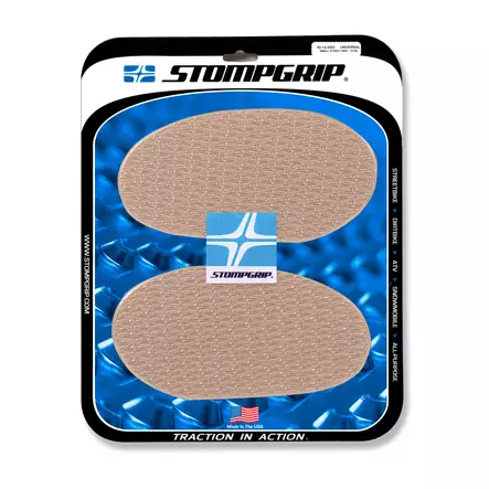 Stompgrip Universal Small Street Bike Tank Grips - Icon : Clear - Duell MP varaosat ja tarvikkeet - 116658 - 1
