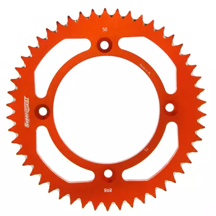 Supersprox Alu Takaratas KTM 85SX / Husqv. 85TC Oranssi 46 - Duell MP varaosat ja tarvikkeet - 118598 - 1