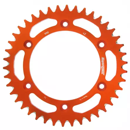 Supersprox Alu Takaratas KTM/Husqv./Husab. Oranssi 42 - Duell MP varaosat ja tarvikkeet - 118298 - 1