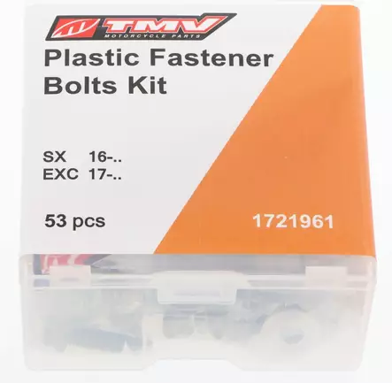 TMV Plastic fast. bolt kit SX/F 16-.. EXC 17-.. (53Pcs) - Duell MP varaosat ja tarvikkeet - 87258 - 1