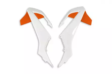 UFO Ilmanohjaimet KTM65 2019-2021 Valkoinen/oranssi 999W OEM 16-23 - Duell MP varaosat ja tarvikkeet - 48738 - 1