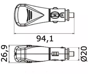 USB ulosotto - Duell venetarvikkeet - 6388 - 1