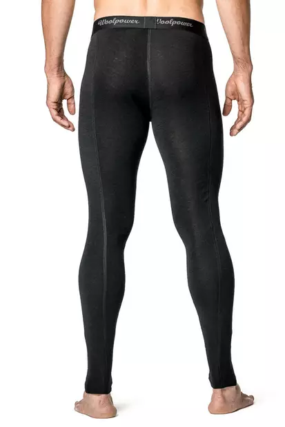 Woolpower Long johns Merino alushousut musta, S - Duell ajovarusteet - 58448 - 1