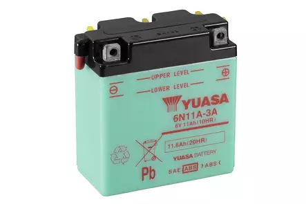 Yuasa akku 6N11A-3A (cp) Happopatruuna mukana (6) - Duell muut varaosat ja tarvikkeet - 140158 - 1