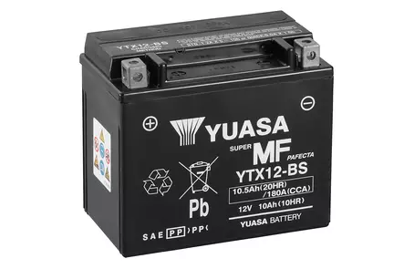 Yuasa akku YTX12-BS (cp) Happopatruuna mukana (4) - Duell muut varaosat ja tarvikkeet - 131818 - 1