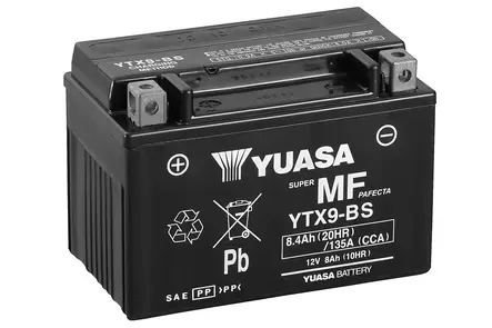 Yuasa akku YTX9-BS (cp) Happopatruuna mukana (5) - Duell muut varaosat ja tarvikkeet - 131628 - 1