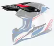 Airoh Aviator 3 Peak Push Blue/Red Gloss - Duell ajovarusteet - 59128 - 1