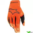 Alpinestars Hanska Youth Radar Hot Oranssi Musta, XXS - Duell ajovarusteet - 39578 - 1