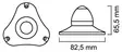 Ankkurivalo LED Sphera II musta - 360° - Duell venetarvikkeet - 7368 - 1
