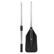 Black Island Kumiveneen airot 167cm musta (pari) - Duell venetarvikkeet - 139178 - 1