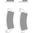 Brembo Jarrupalat Taakse Sintered Road - Duell MP varaosat ja tarvikkeet - 121498 - 1