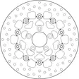Brembo Serie Oro jarrulevy kelluva - Duell MP varaosat ja tarvikkeet - 121448 - 1