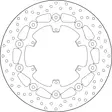 Brembo Serie Oro jarrulevy kelluva - Duell MP varaosat ja tarvikkeet - 121758 - 1