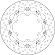 Brembo Serie Oro jarrulevy kelluva - Duell MP varaosat ja tarvikkeet - 121838 - 1