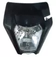Forte Valomaski KTM-Style 17- Musta sis. Kiinnityslenkit - Duell mopojen varaosat ja tarvikkeet - 115088 - 1